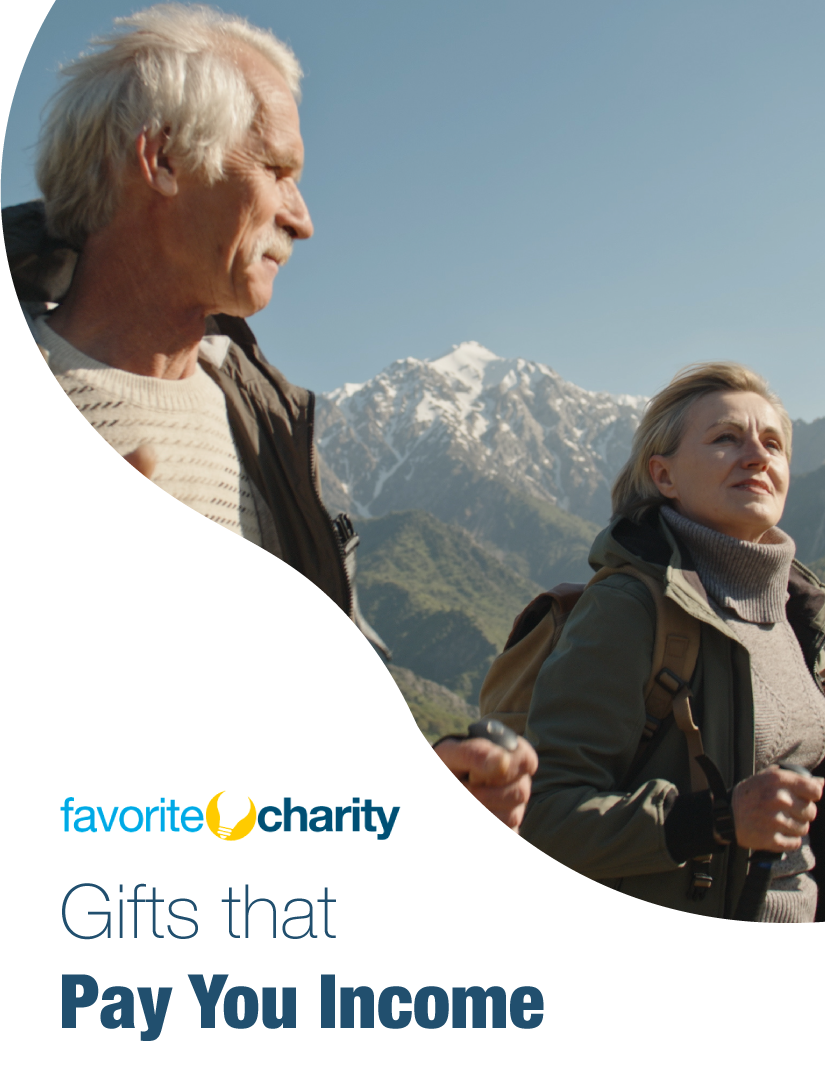 Gifts That Pay You Income brochure cover